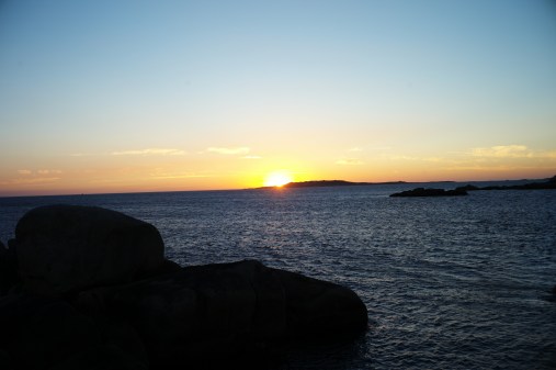 sunset in galicia