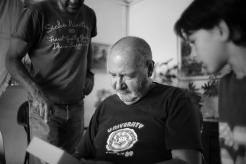 papa, son and grandson